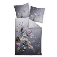 Janine POVLEČENÍ, makosatén, fialová, 140/200 cm