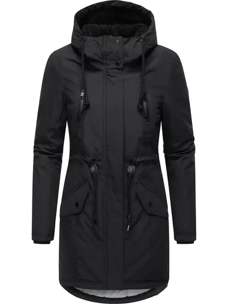 Ragwear Zimná parka 'Elsien'  čierna