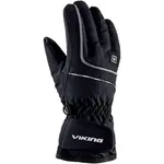 Viking KEVIN Dětské lyžařské rukavice, černá, velikost