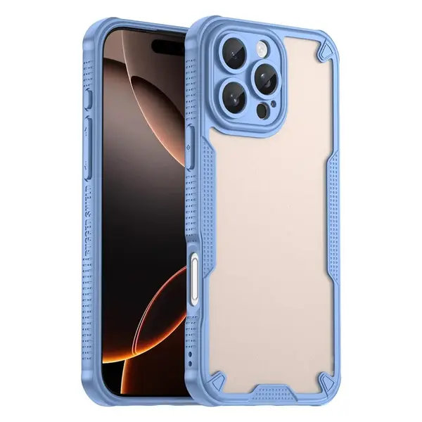ArmorShield Hybrid Case, iPhone 16 Pro Max, modrý