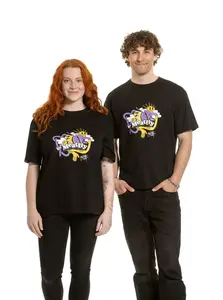 Meatfly unisex tričko Carter 30 Groove Black | Černá | Velikost S/M | 100% bavlna