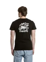 Meatfly pánské tričko Keke Moto Black | Černá | Velikost XXXL | 100% bavlna