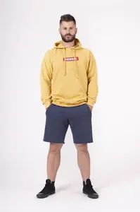 Nebbia Red Label mikina s kapucou 149, M, žlutá