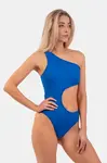 Nebbia Asymmetric monokini na jedno rameno 459, M, modrá