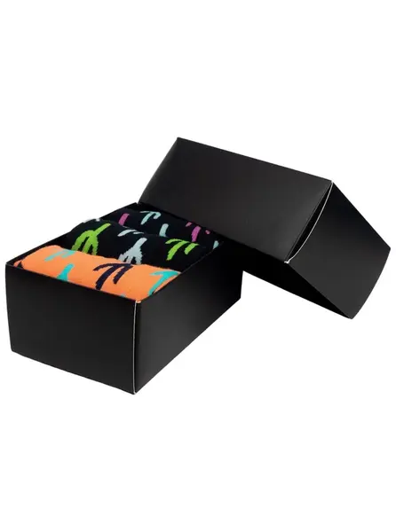 Meatfly ponožky Lexy Gift Pack Cactus | Mnohobarevná | Velikost L/XL