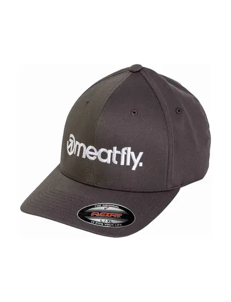 Meatfly Brand Flexfit Grey | Velikost S/M