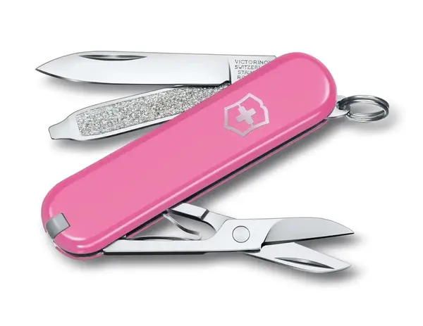 VICTORINOX - Malý vreckový nôž Classic SD Colors, 7 funkcií, ružová 0.6223.51G