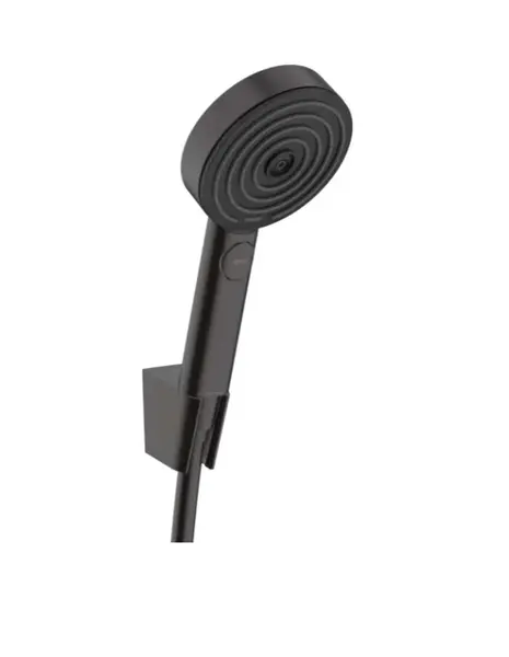 Hansgrohe Pulsify Select - Set sprchovej hlavice, 3 prúdy, držiaka a hadice 160 cm, matná čierna 24303670