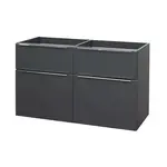 Mereo Mailo - Umyvadlová skříňka 121x70x48 cm, 4 zásuvky, antracit CN533S