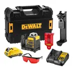 DeWALT Náradie - 10,8 V AKU krížový laser, dosah 50 m, s príslušenstvom, 1x aku 2,0 Ah XR, nabíjačka DCE0811D1R