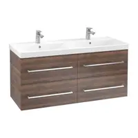 Villeroy & Boch Avento - Umývadlová skrinka, 118x51x45 cm, 4 zásuvky, Arizona Oak A89300VH