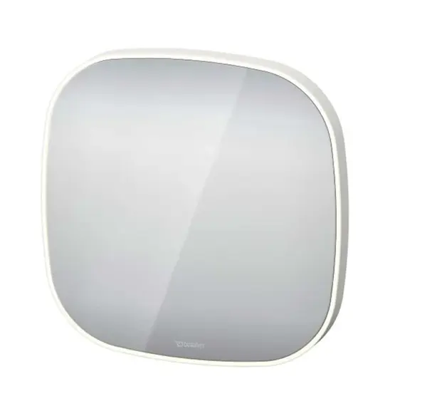 Duravit Zencha - Zrcadlo s LED osvětlením, 70x70x5 cm, matná bílá ZE7066000000000