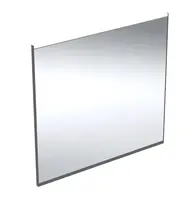 Geberit Option - Zrcadlo s LED osvětlením a vyhříváním, 75x70 cm, matná černá 502.782.14.1
