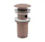 Alcadrain Príslušenstvo - Umývadlová výpusť, ClickClack, matný kefovaný red gold A392-RG-B