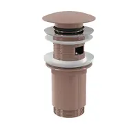 Alcadrain Príslušenstvo - Umývadlová výpusť, ClickClack, matný kefovaný red gold A392-RG-B