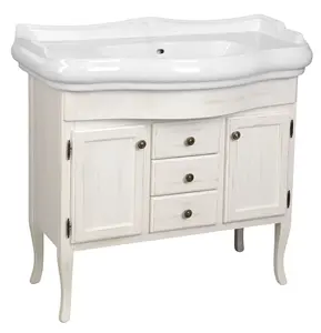 Sapho Retro - Skrinka umývadlová, 89x80x48 cm, starobiela 1621