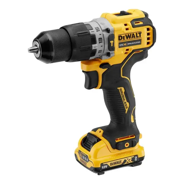 DeWALT Náradie - 12V AKU vŕtačka s príklepom, 2x aku 2,0 Ah XR, nabíjačka DCD706D2