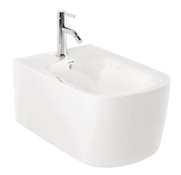 Kludi Resa S - Závěsný bidet, otvor pro baterii, lesklá bílá 27BIW0143