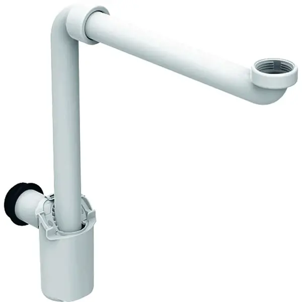 Geberit Príslušenstvo - Úsporný umývadlový sifón, priemer 40 mm, biela 151.117.11.1