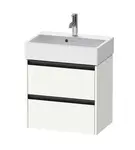 Duravit Ketho.2 - Umývadlová skrinka, 55x58x39 cm, 2 zásuvky, matná biela K25273018180000