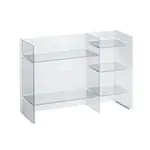 Laufen Kartell - Policový regál, 75x26x53 cm, kryštál transparentná H3893310840001