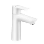 Hansgrohe Talis E - Umývadlová batéria s výpusťou, matná biela 71710700