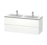 Duravit L-Cube - Umývadlová skrinka, 55x129x48 cm, 2 zásuvky, biela mat LC625801818