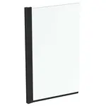 Ideal Standard Connect 2 - Vanová zástěna 80x140 cm, černá/čiré sklo T9923V3