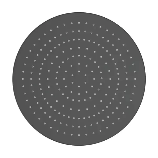 Laufen Sprchové príslušenstvo - Hlavová sprcha, priemer 30 cm, matná čierna H3679810812321