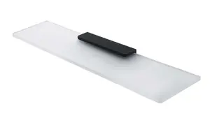 Nimco Maya - Polička, 60 cm, matné sklo/černý mat MAC 29091B-60-90