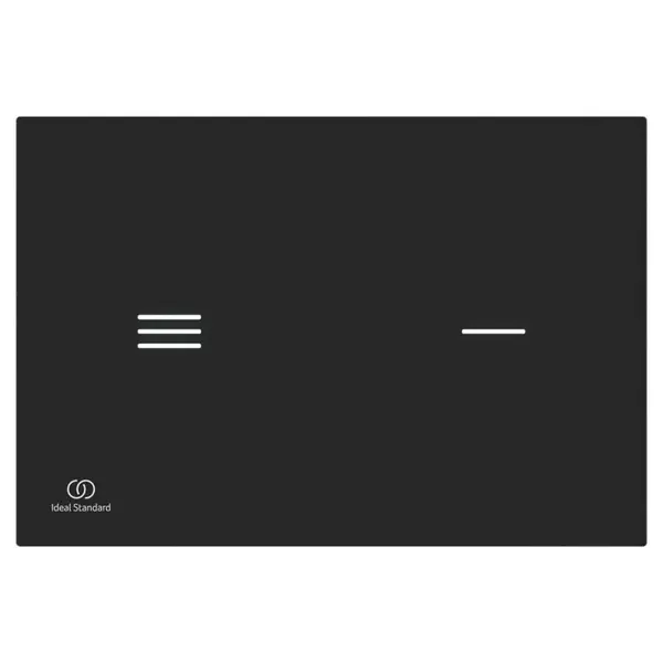 Ideal Standard Symfo - Elektronické ovládací tlačítko splachování NT1, černá R0129RX