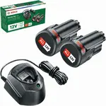 Bosch Příslušenství - Sada 1A nabíječky a 2x aku 12 V Li-Ion 1,5 Ah 1600A01L3E