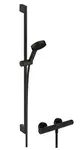 Hansgrohe Pulsify Select S - Sprchový set s termostatom, 3 prúdy, matná čierna 24261670