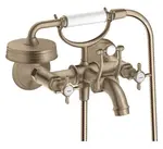 Axor Montreux - Vanová baterie se dvěma kohouty, kartáčovaný nikl 16540820