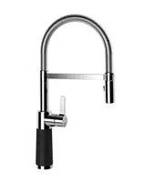 SCHOCK SC-550 - Dřezová baterie s flexibilním ramenem a sprškou, Nero/chrom 558000GNE