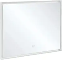 Villeroy & Boch Subway 3.0 - Zrcadlo v rámu s LED osvětlením, 100x75 cm, dotykový senzor A4631000