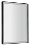 Sapho Sort LED - Zrcadlo s LED osvětlením, 60x80 cm, černá mat ST080