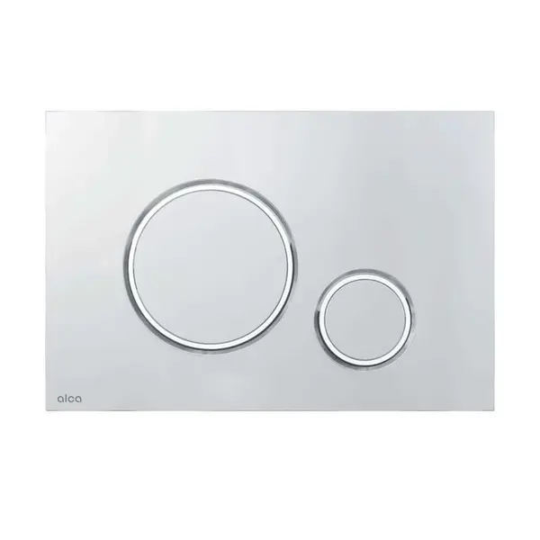 Alcadrain Thin - Ovládání splachování, chrom mat/chrom lesk M772