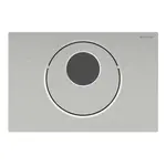 Geberit Sigma10 - Elektronické ovládání splachování, síťové napájení, kartáčovaný nerez 115.856.SN.6