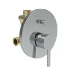 Laufen Lua - Baterie pod omítku, pro 2 spotřebiče, s tělesem, chrom H3210860048001