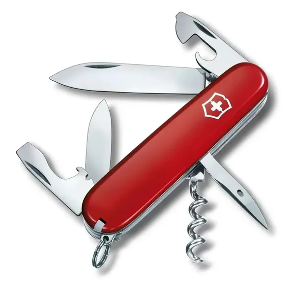 VICTORINOX - Střední kapesní nůž Spartan, 12 funkcí, červená 1.3603