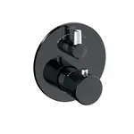 Kludi Balance - Termostatická baterie pod omítku, pro 2 spotřebiče, matná černá/chrom 528108775