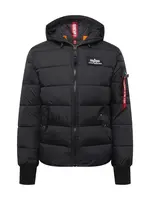 ALPHA INDUSTRIES Funkčná bunda  čierna / biela