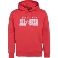 Converse ARCH ALL STAR HOODIE Pánska mikina, červená, veľkosť