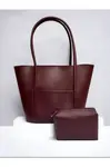 97735 Dewberry Classic Womens Shoulder Bag with Wallet-BORDO