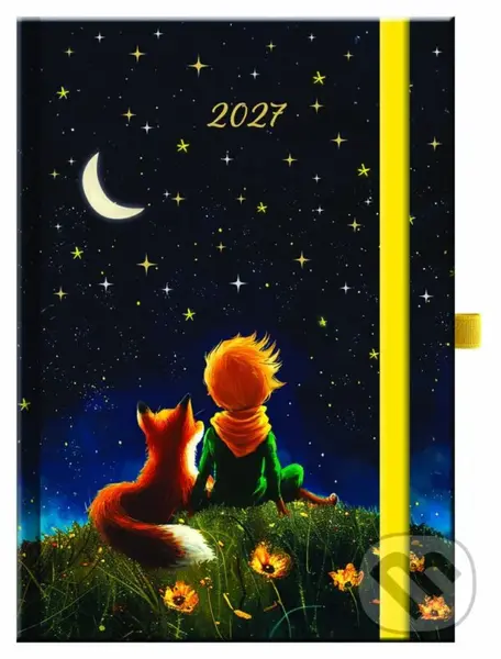 Denní diář MALÝ PRINC 2027 s gumičkou