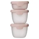 B.BOX Sada růžových krabiček Snack tubs 3 kusy