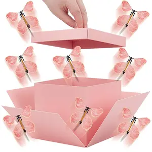 DIY Butterfly Flying Surprise Gift Paper Storage Boxes