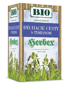 HERBEX BIO dýchací cesty s tymiánem n.s.20x1.2g