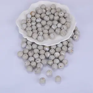 Round Silicone Focal Beads